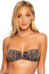 Luli Fama Dreamweaver Gold V Ring Bandeau Top